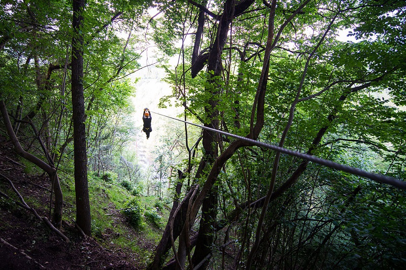 Zipline dolinka in Bled is the longest zipline in Europe